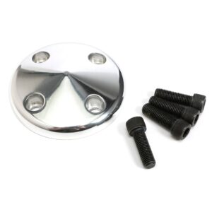 TRANS-DAPT PERFORMANCE PRODUCTS WATER PUMP PULLEY NOSE; GROOVE; 1969-1985 CHEVROLET 283-350; LONG WATER PUMP- POLISHED ALUMINUM