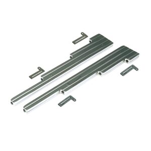 TRANS-DAPT PERFORMANCE PRODUCTS UNIVERSAL FIT WIRE LOOMS WITH BALL MILLED PINSTRIPES. FITS WIRES UP TO 8MM