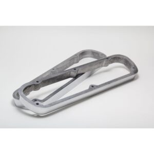 TRANS-DAPT PERFORMANCE PRODUCTS VALVE COVER SPACERS; SB FORD V8 260-289-302-351W AND 5.0L; 1-3/8 IN. TALL- POLISHED ALUMINUM
