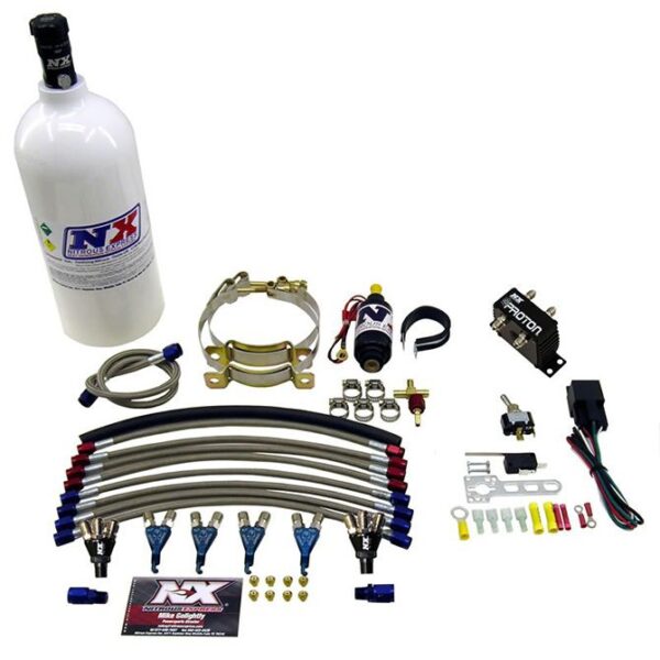Nitrous Express FOUR CYLINDER inPROTONin SYSTEM W 1.0 LB BOTTLE, 1.0LB