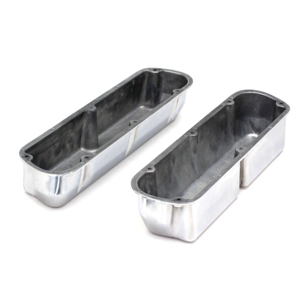 TRANS-DAPT PERFORMANCE PRODUCTS VALVE COVERS ALUMINUM FORD 289-351W BALL MILLED