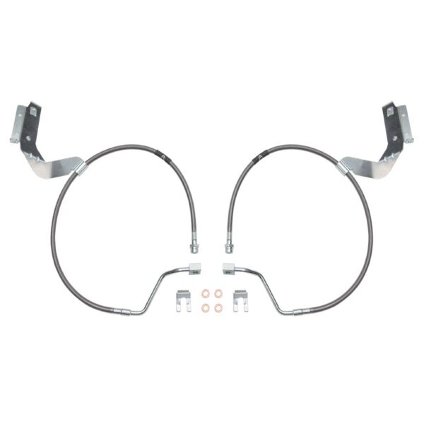 ICON 2017-2024 Ford F-250/F-350 Super Duty, Front, 4.5"-7” Lift, Extended Stainless Brake Line Kit