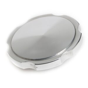TRANS-DAPT PERFORMANCE PRODUCTS POLISHED ALUMINUM RADIATOR CAP WITH NOTCHED EDGE; 16 LB PRESSURE LIMIT