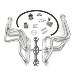 HEDMAN HEDDERS ELITE HEADERS FOR VARIOUS 1964-93 CHEVY PASSENGER CARS WITH 283-400- ELITE MATTE SILVER FINISH