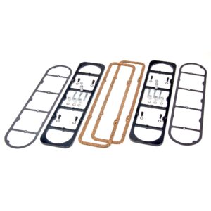 TRANS-DAPT PERFORMANCE PRODUCTS LS ENGINE VALVE COVER ADAPTERS; 58-86 SB CHEVY ENGINE VALVE COVERS TO LS HEADS
