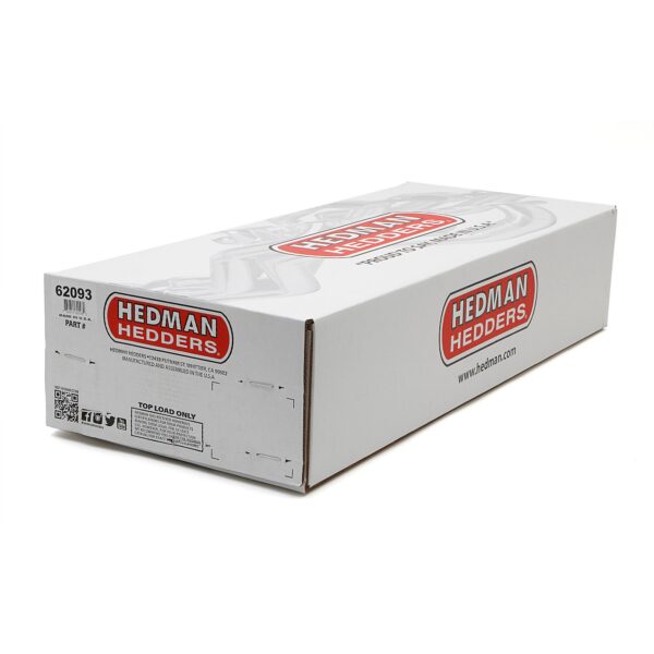 HEDMAN HEDDERS STAINLESS STEEL-1982-91 SB CHEVY TRUCKS & SUVS- FULL LENGTH- BLACK MAXX