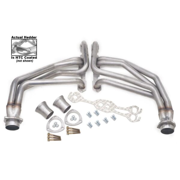 HEDMAN HEDDERS STAINLESS STEEL HEADERS; 1-5/8 IN. TUBE DIA.; 3 IN. COLL.; FULL LENGTH DESIGN- HTC COATED