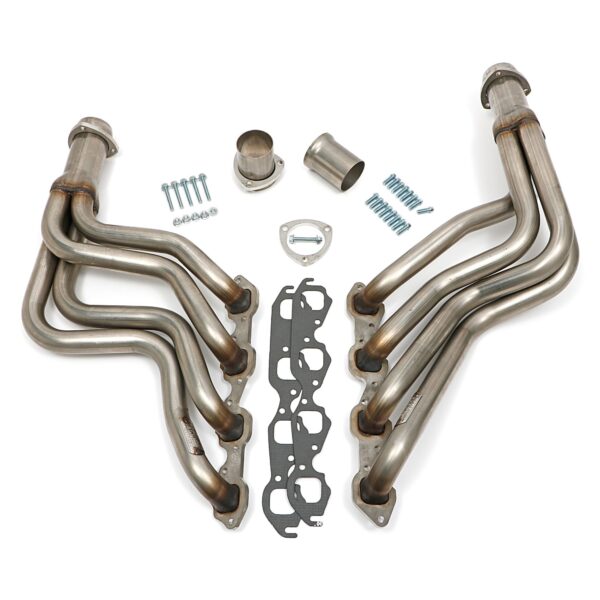 HEDMAN HEDDERS STAINLESS STEEL HEADERS; 1-3/4 IN. TUBE DIA.; 3 IN. COLL.; FULL LENGTH DESIGN- UNCOATED