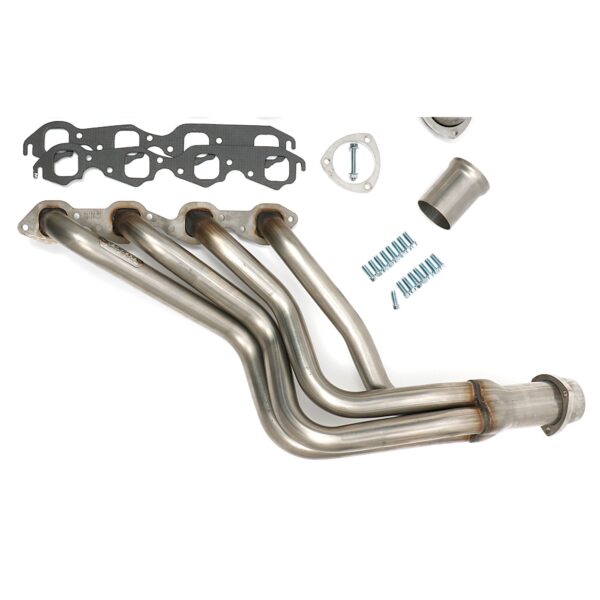 HEDMAN HEDDERS STAINLESS STEEL HEADERS; 1-3/4 IN. TUBE DIA.; 3 IN. COLL.; FULL LENGTH DESIGN- UNCOATED