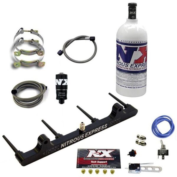 Nitrous Express Billet Spray Bar System for Hayabusa w/ 1lb Bottle