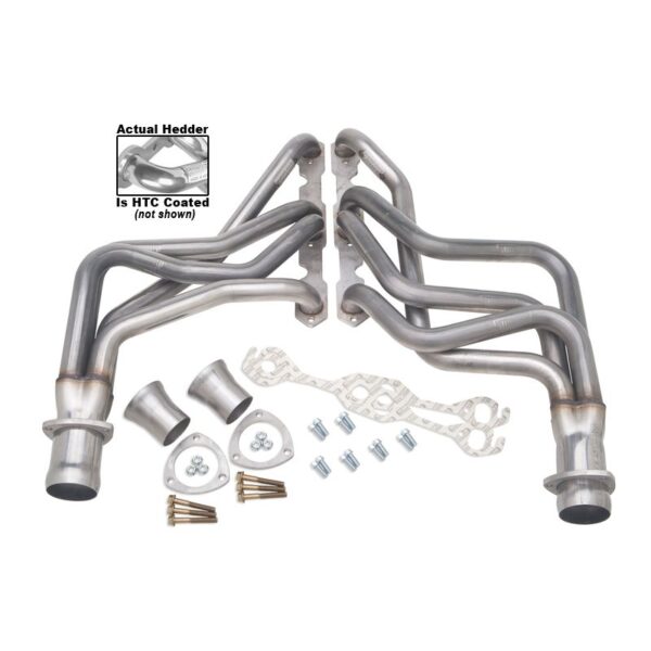 HEDMAN HEDDERS STAINLESS STEEL HEADERS; 1-5/8 IN. TUBE DIA.; 3 IN. COLL.; FULL LENGTH DESIGN- HTC COATED