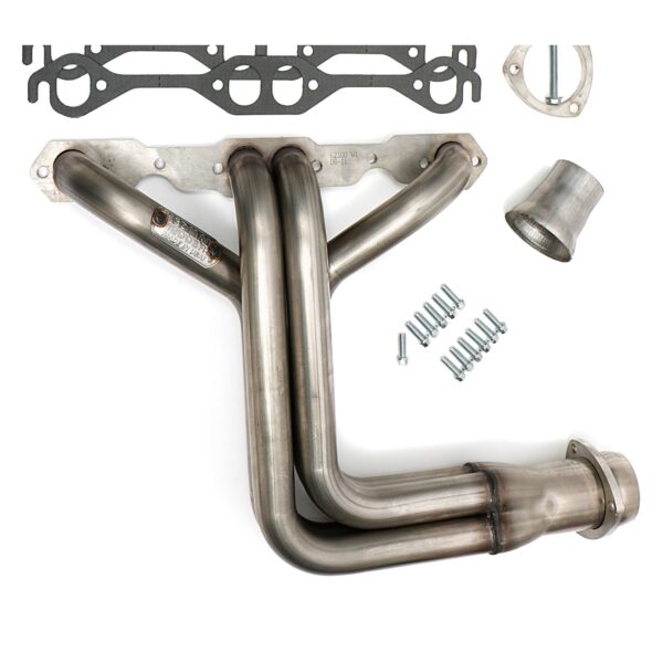HEDMAN HEDDERS STAINLESS STEEL HEADERS; 1-5/8 IN. TUBE DIA.; 3 IN. COLL.; FULL LENGTH DESIGN- UNCOATED