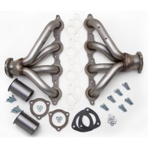 HEDMAN HEDDERS BLOCK HUGGER HEADERS- 304 STAINLESS STEEL; CHEVY LS SERIES; 1-1/2 IN. TUBES; UNCOATED