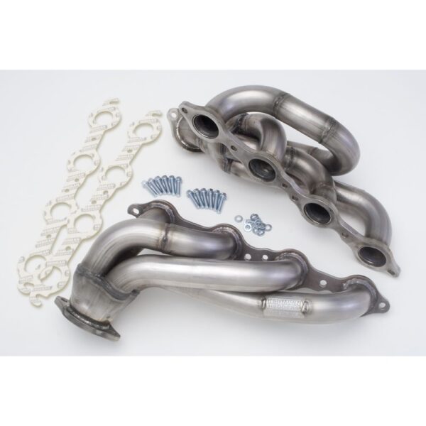 HEDMAN HEDDERS STAINLESS STEEL HEADERS; 2010-14 CAMARO SS 6.2L; SHORT TUBE DESIGN; 1-3/4 IN. TUBE DIA.- UNCOATED
