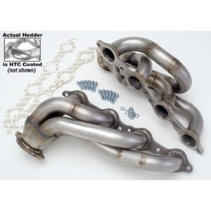 HEDMAN HEDDERS STAINLESS STEEL HEADERS; 2010-14 CAMARO SS 6.2L; SHORT TUBE DESIGN; 1-3/4 IN. TUBE DIA.- HTC COATED