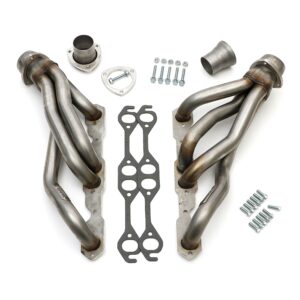 HEDMAN HEDDERS STAINLESS STEEL HEADERS; 1-5/8 IN. TUBE DIA.; 3 IN. COLL.; MID-LENGTH DESIGN- UNCOATED