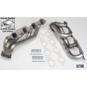 HEDMAN HEDDERS STAINLESS STEEL HTC HEADER; 1-3/4 IN. TUBE DIA.; STOCK COLL.; SHORTY DESIGN