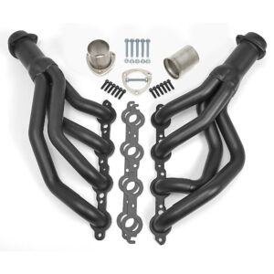 HEDMAN HEDDERS 67-69 CAMARO LS SWAP HEADERS; STAINLESS STEEL- BLACK MAXX