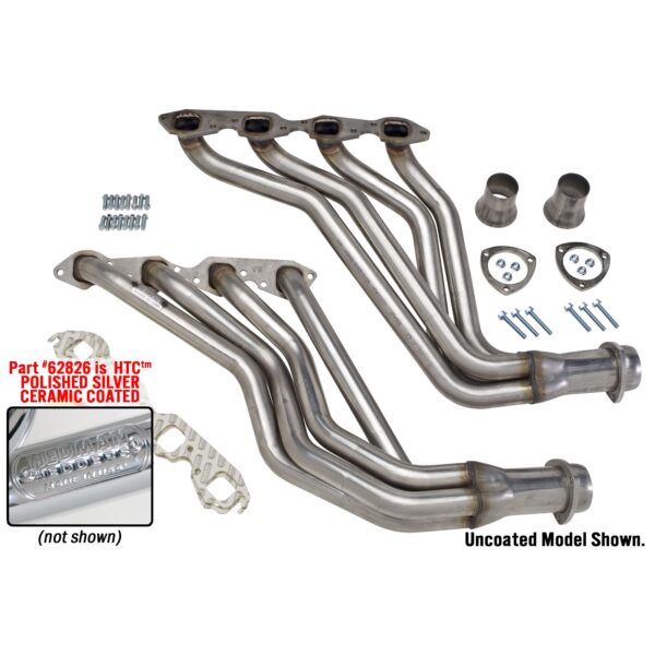 HEDMAN HEDDERS STAINLESS STEEL HEADERS; 1-3/4 IN. TUBE DIA.; 3 IN. COLL.; FULL LENGTH DESIGN- HTC COATED
