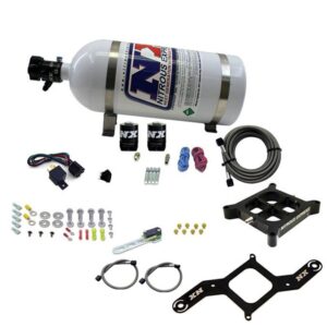 Dry, Dual Stage Billet Crossbar Plate System 100-1000HP (4150 Flange) W/10Lb Bottle