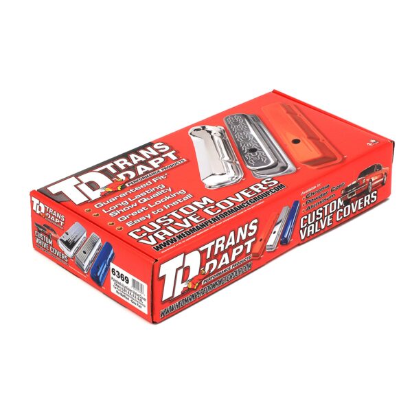 TRANS-DAPT PERFORMANCE PRODUCTS VALVE COVER CAST ALUMINUM LS POLISHED