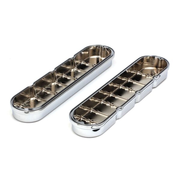 TRANS-DAPT PERFORMANCE PRODUCTS VALVE COVER CAST ALUMINUM LS CHROME