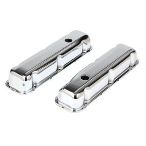 TRANS-DAPT PERFORMANCE PRODUCTS VALVE COVERS BUICK 350 1968-81 CHROME