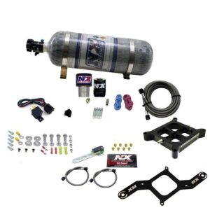 Nitrous Express SINGLE ENTRY CROSSBAR RNC .178 250-650HP (4150 FLANGE) W/12LB COMPOSITE BOTTLE