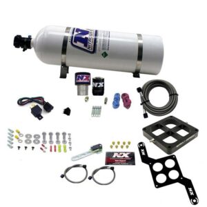 Nitrous Express SINGLE ENTRY CROSSBAR RNC .178 250-650HP (4500 FLANGE) W/15LB BOTTLE