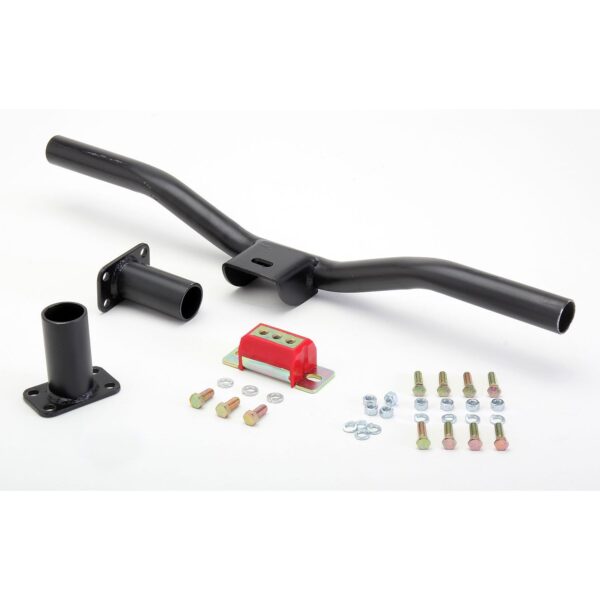 TRANS-DAPT PERFORMANCE PRODUCTS TRANSMISSION CROSSMEMBER WITH POLYURETHANE PADS; 700R4, 4L60E AND T56; 26 IN.-36 IN. FRAMERAIL WIDTH; 3 IN. DROP DISTANCE