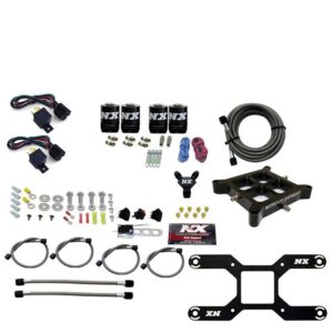 Dry, Quad Stage Billet Crossbar Plate System 100-2000HP (4150 Flange)-No Bottle