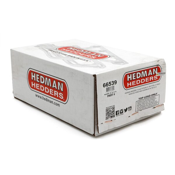 HEDMAN HEDDERS HTC COATED ENGINE SWAP HEADERS; 1-1/2 IN. TUBE DIA.; 2-1/2 IN. COLL.; D-PORT HEADS; SHORTY DESIGN