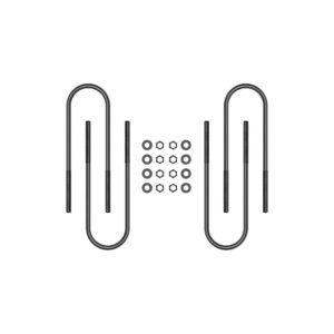 ICON 2011-2024 Ford F-250/F-350 Super Duty, Rear, 15” U-Bolt Kit