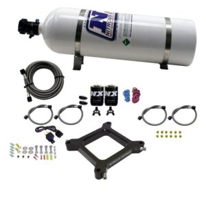 Nitrous Express 4150 Assassin Plate System, Pro Power Alcohol, 100-500hp (15# Bottle)