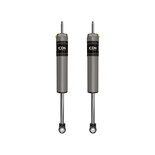 ICON 2023-2024 Ford F-250/F-350 Super Duty 4WD, 4.5” Lift, Front, V.S. 2.5 Aluminum Series Shocks, Internal Reservoir, Pair
