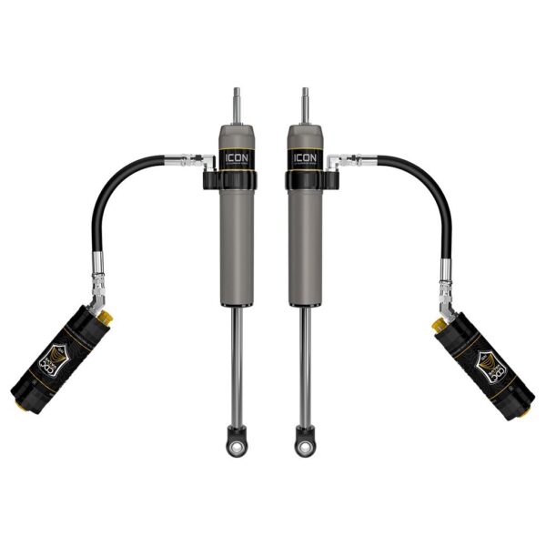 ICON 2023-2024 Ford F-250/F-350 Super Duty 4WD, 4.5” Lift, Front, V.S. 2.5 Aluminum Series Shocks, Remote Reservoir w/ CDCV, Pair