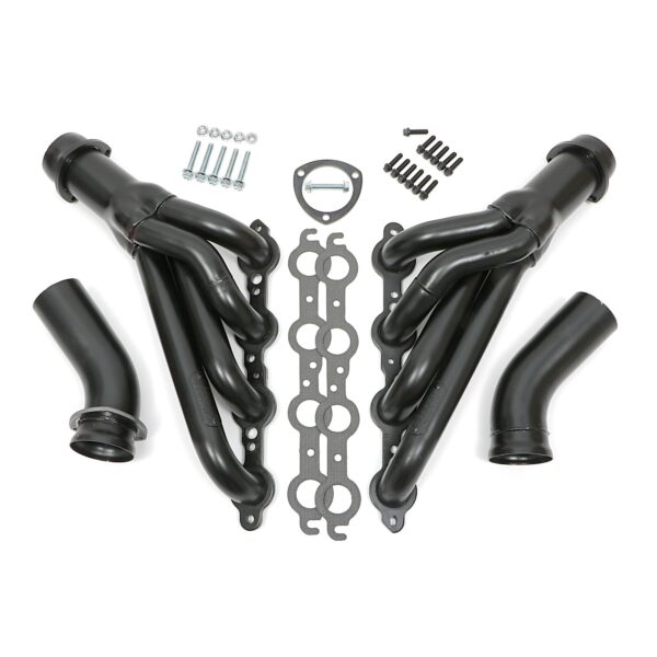 HEDMAN HEDDERS HEDMAN HEADERS 1968-72 CHEVELLE/EL CAMINO (AND RELATED A-BODIES) LS SWAP HEADERS; AUTO TRANSMISSION; 1-3/4 IN. MID-LENGTH TUBE; 3 IN. BALL/SOCKET COLLECTOR- UNCOATED
