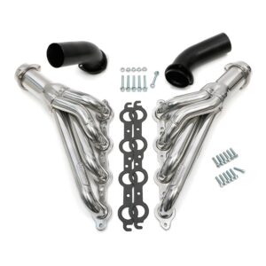 HEDMAN HEDDERS HEDMAN HEADERS 1968-72 CHEVELLE/EL CAMINO (AND RELATED A-BODIES) LS SWAP HEADERS; AUTO TRANSMISSION; 1-3/4 IN. MID-LENGTH TUBE; 3 IN. BALL/SOCKET COLLECTOR-HTC SILVER CERAMIC COATED