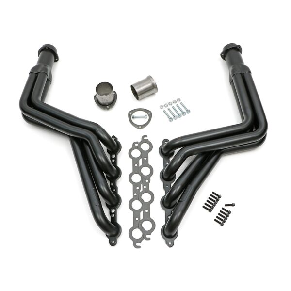 HEDMAN HEDDERS HEDMAN HEADERS 1968-72 CHEVELLE/EL CAMINO (AND RELATED A-BODIES) LS SWAP HEADERS; AUTO TRANSMISSION; 1-3/4 IN. LONG TUBE; 3 IN. BALL/SOCKET COLLECTOR- UNCOATED