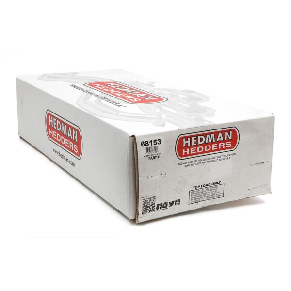 HEDMAN HEDDERS HEDMAN HEADERS 1968-72 CHEVELLE/EL CAMINO (AND RELATED A-BODIES) LS SWAP HEADERS; AUTO TRANSMISSION; 1-3/4 IN. LONG TUBE; 3 IN. BALL/SOCKET COLLECTOR- BLACK MAXX CERAMIC COATED