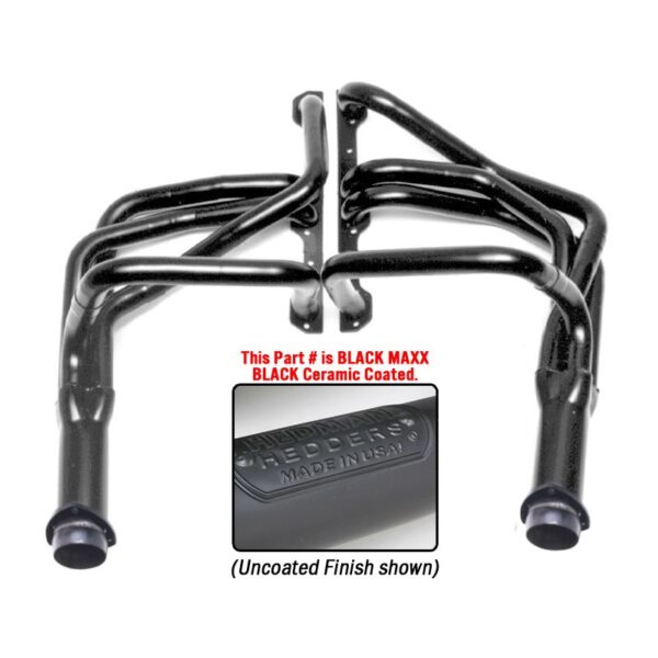 HEDMAN HEDDERS CHEVY ENGINE SWAP HEDDER ONLY- BLACK MAXX