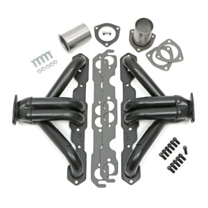 HEDMAN HEDDERS BLOCK HUGGER HEADERS; CHEVY SB 283-400; 1-1/2 IN. TUBES; UNCOATED
