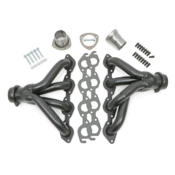 HEDMAN HEDDERS BLOCK HUGGER HEADERS; CHEVY BB 396-502; 1-3/4 IN. TUBES; UNCOATED