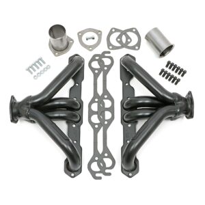 HEDMAN HEDDERS BLOCK HUGGER HEADERS; CHEVY SB 283-400; 1-5/8 IN. TUBES; UNCOATED