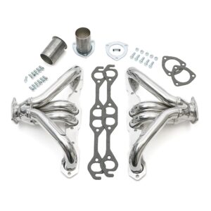 HEDMAN HEDDERS BLOCK HUGGER HEADERS; CHEVY SB 283-400; 1-5/8 IN. TUBES; HTC CERAMIC COATED