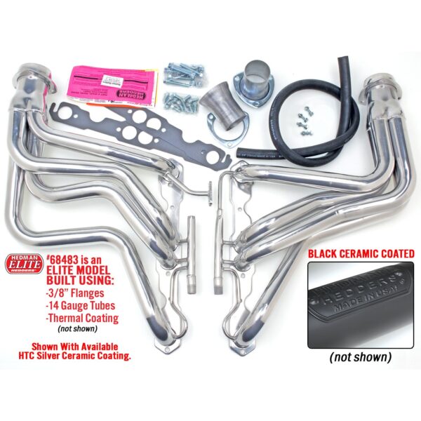 HEDMAN HEDDERS 87-91 CORCORVETTE W/ A.I.R. & W/ EGR ELITE- BLACK MAXX