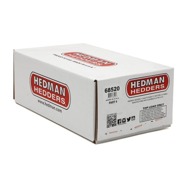 HEDMAN HEDDERS BLOCK HUGGER HEADERS; CHEVY LS SERIES; 1-1/2 IN. TUBES; UNCOATED