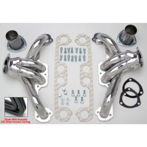 HEDMAN HEDDERS BLOCK HUGGER HEADERS; CHEVY 409; 1-3/4 IN. TUBES; UNCOATED