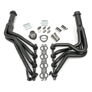 HEDMAN HEDDERS STEPPED-HTC HEADERS FOR 1998-2002 CHEVROLET CAMARO OR PONTIAC FIREBIRD; 5.7L LS ENGINE; 1-5/8 IN. TO 1-3/4 IN. STEPPED TUBE DIAMETER; 3 IN. BALL/SOCKET COLLECTOR; UNCOATED MILD STEEL CONSTRUCTION
