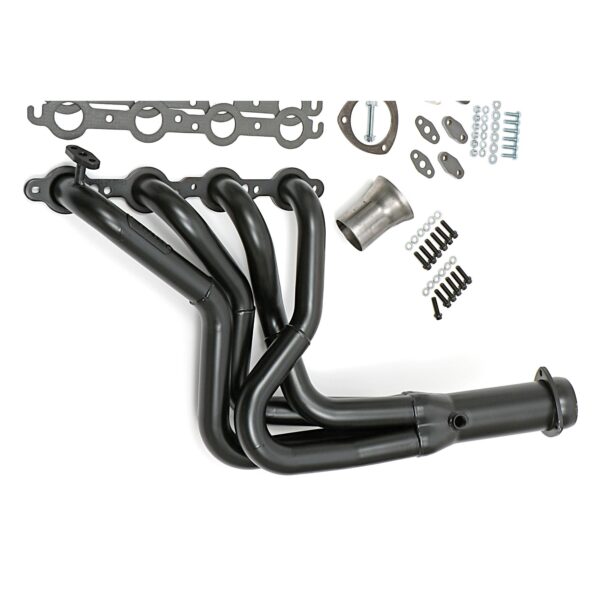 HEDMAN HEDDERS STEPPED-HTC HEADERS FOR 1998-2002 CHEVROLET CAMARO OR PONTIAC FIREBIRD; 5.7L LS ENGINE; 1-5/8 IN. TO 1-3/4 IN. STEPPED TUBE DIAMETER; 3 IN. BALL/SOCKET COLLECTOR; UNCOATED MILD STEEL CONSTRUCTION